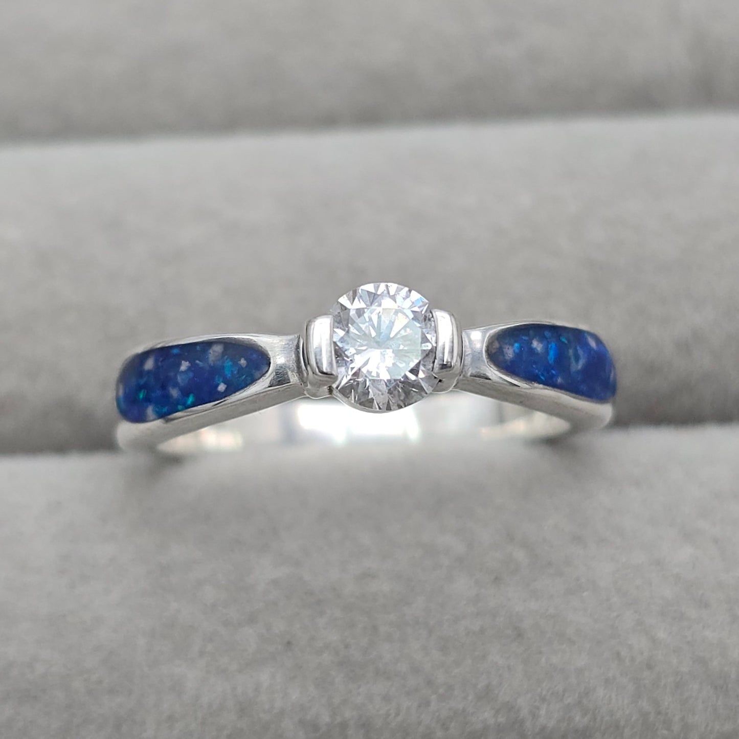 Solitaire CZ ring