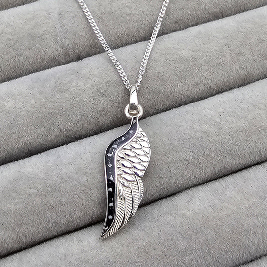 Olivia angel wing pendant