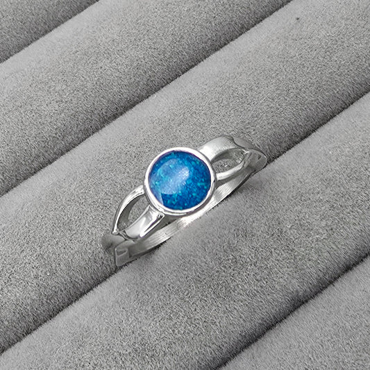 Stainless steel circle crossover ring