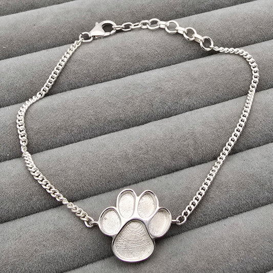 Paw print adjustable bracelet