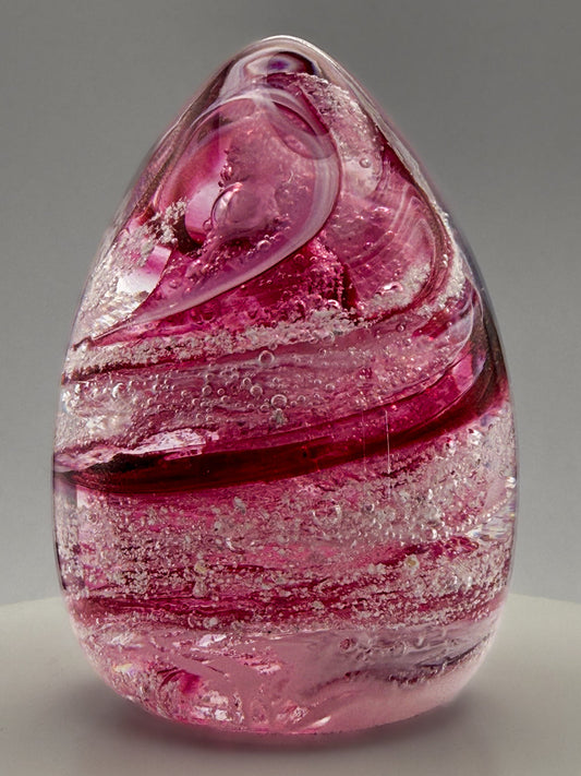 Ashes To Glass Oval Paperweight