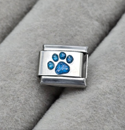 Paw print Italian charm