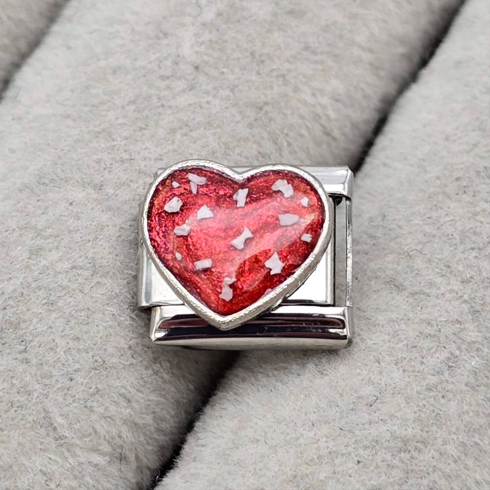 Large Heart Italian charm