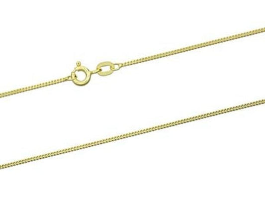 9ct Yellow Gold curb chain