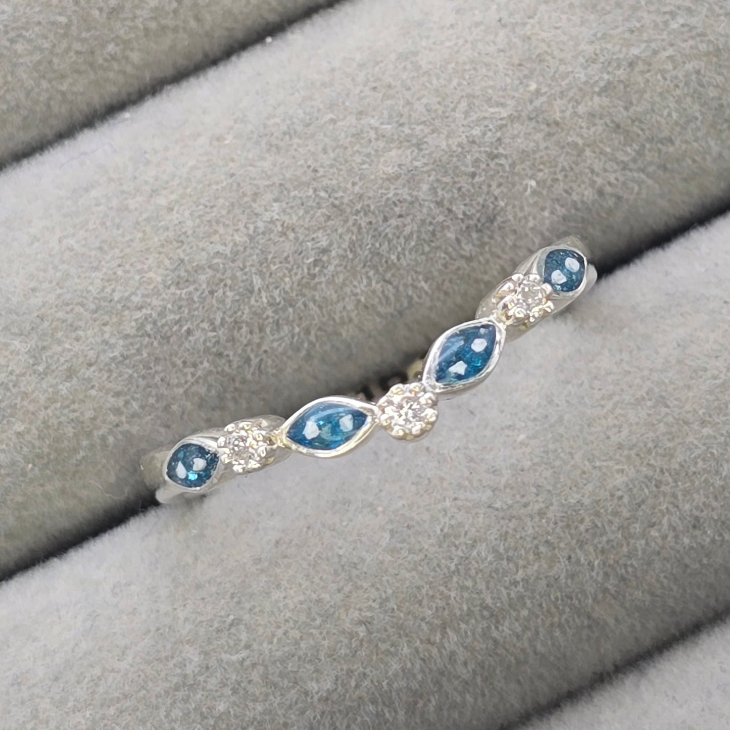 Carla CZ wishbone ring