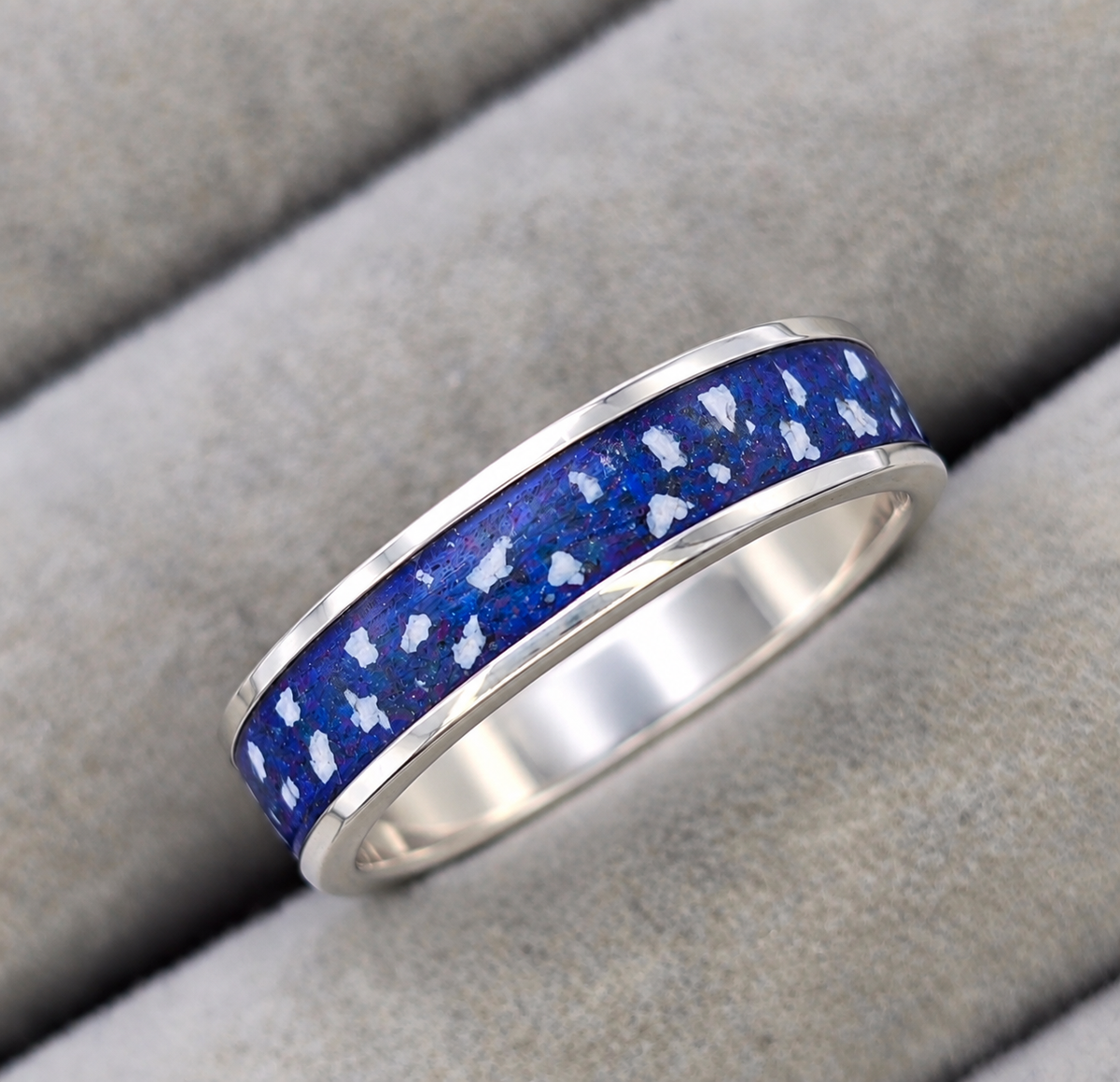 6mm unisex full channel ring