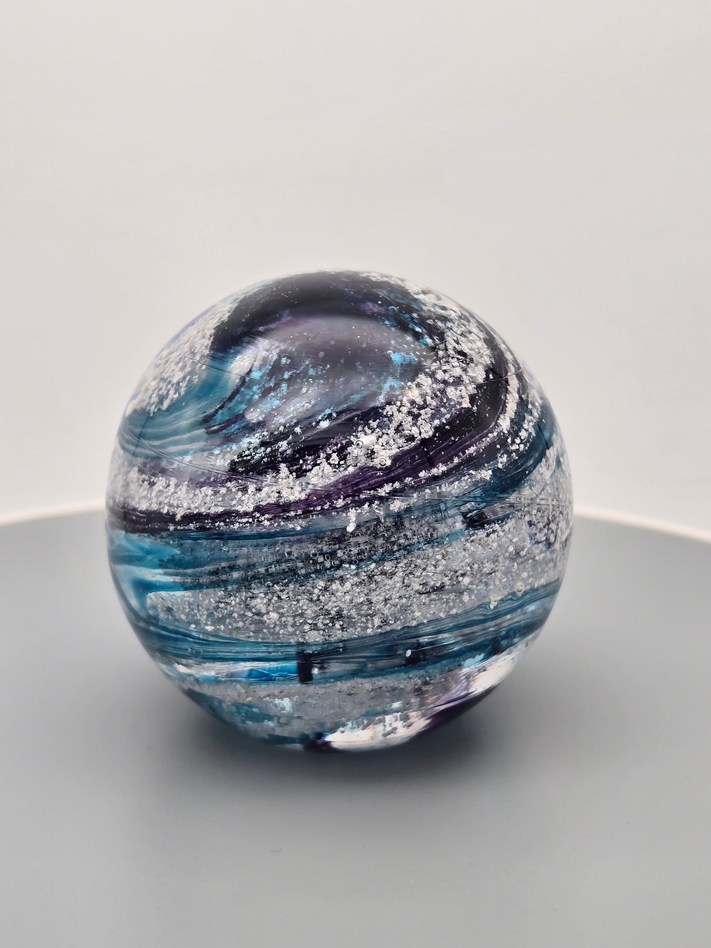 Mini Round Glass Paperweight