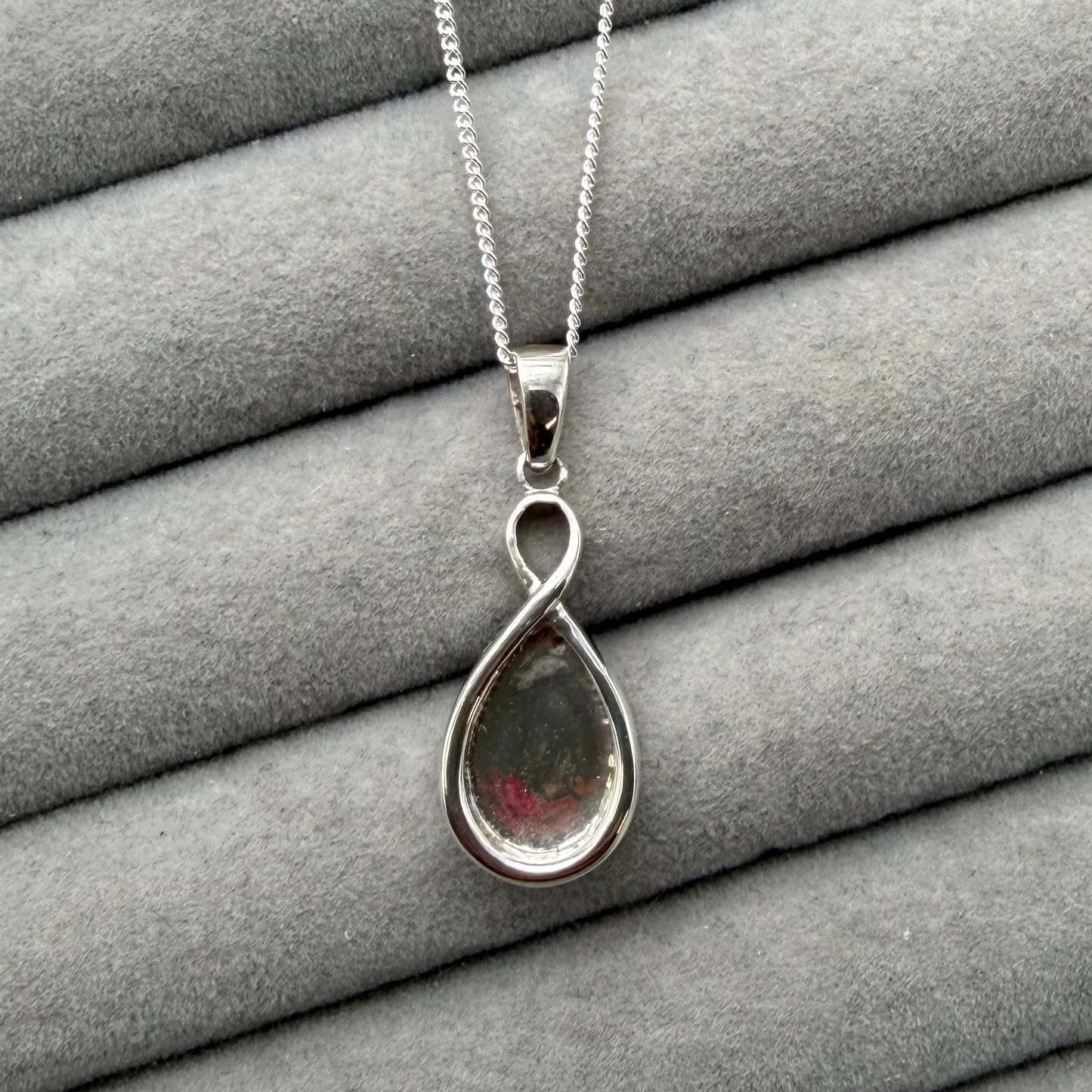 Infinity Teardrop Pendant