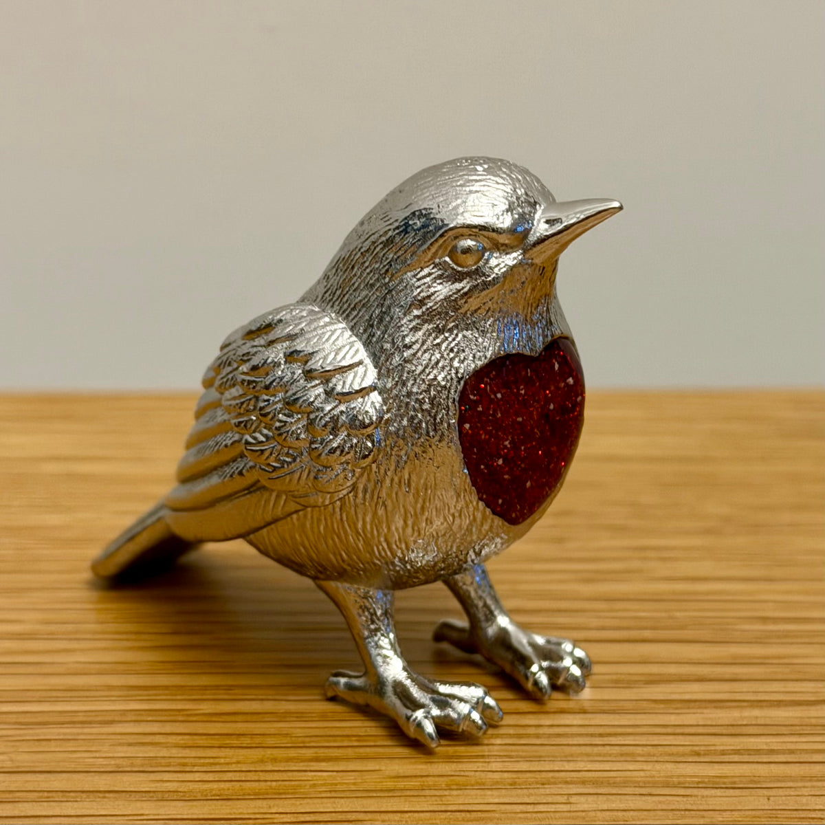 Stainless Steel Ornamental Robin