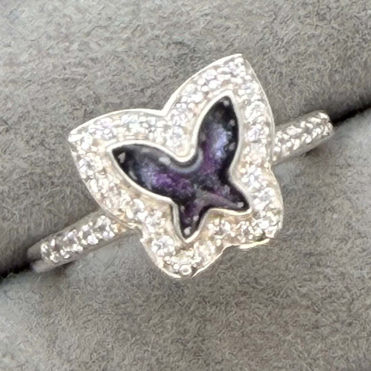 CZ Butterfly ring