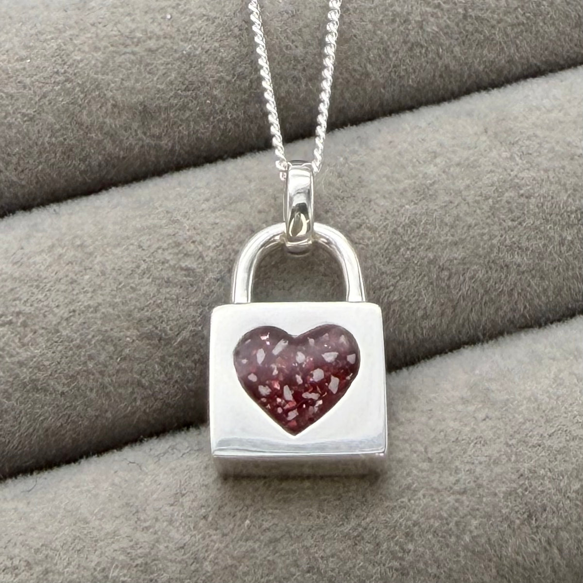 Heart Padlock Pendant