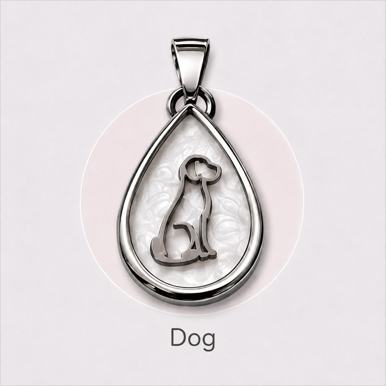 Stainless Steel “create your own” Teardrop Pendant