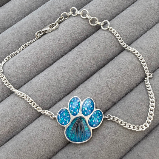 Paw print adjustable bracelet
