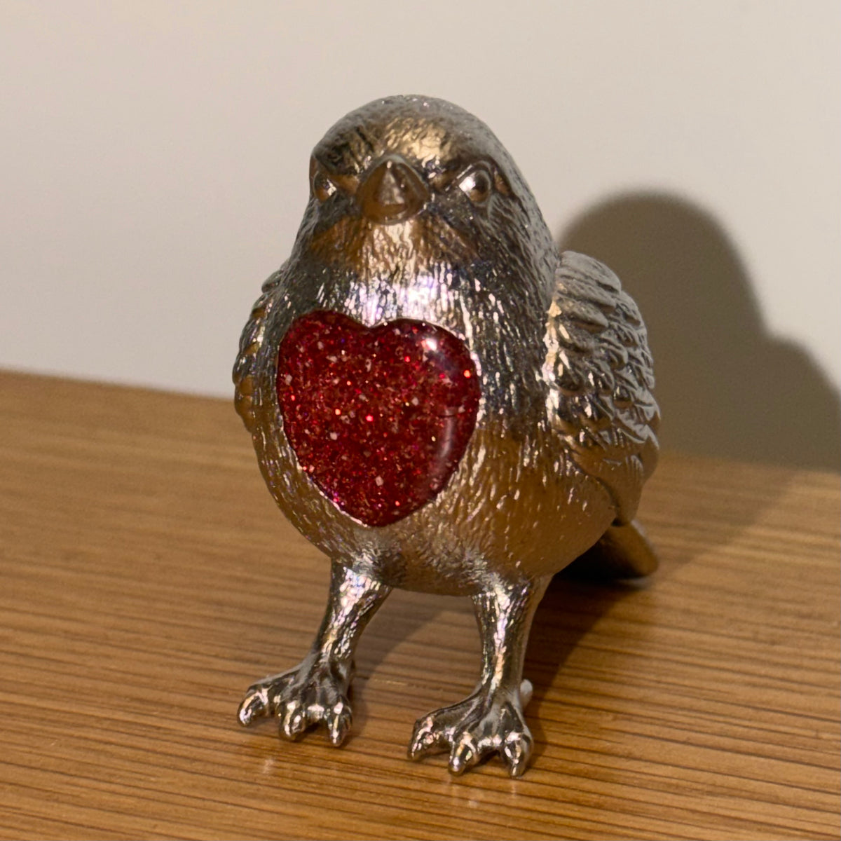 Stainless Steel Ornamental Robin