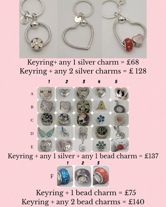 Keyring & European Charm Offer