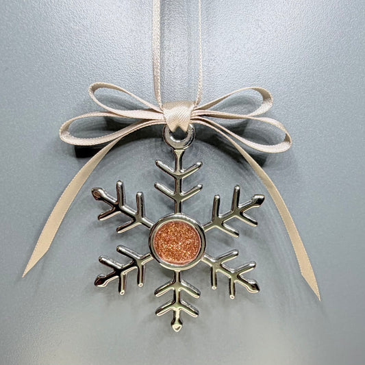 Hanging Stainless Steel Snowflake