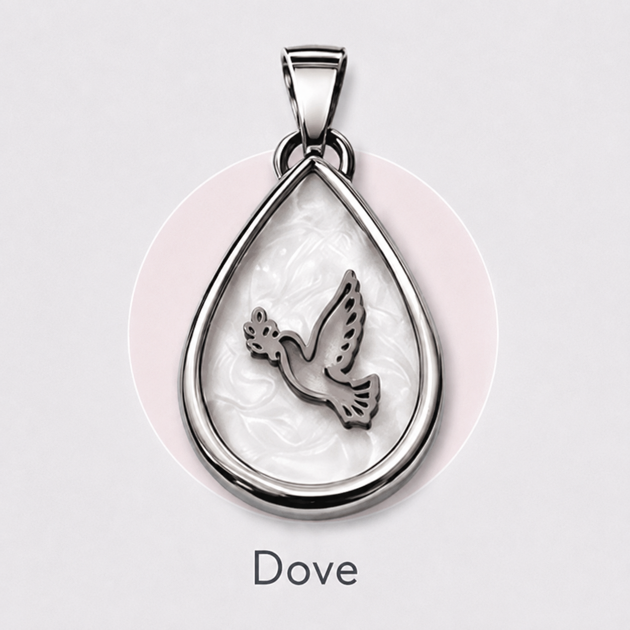 Stainless Steel “create your own” Teardrop Pendant