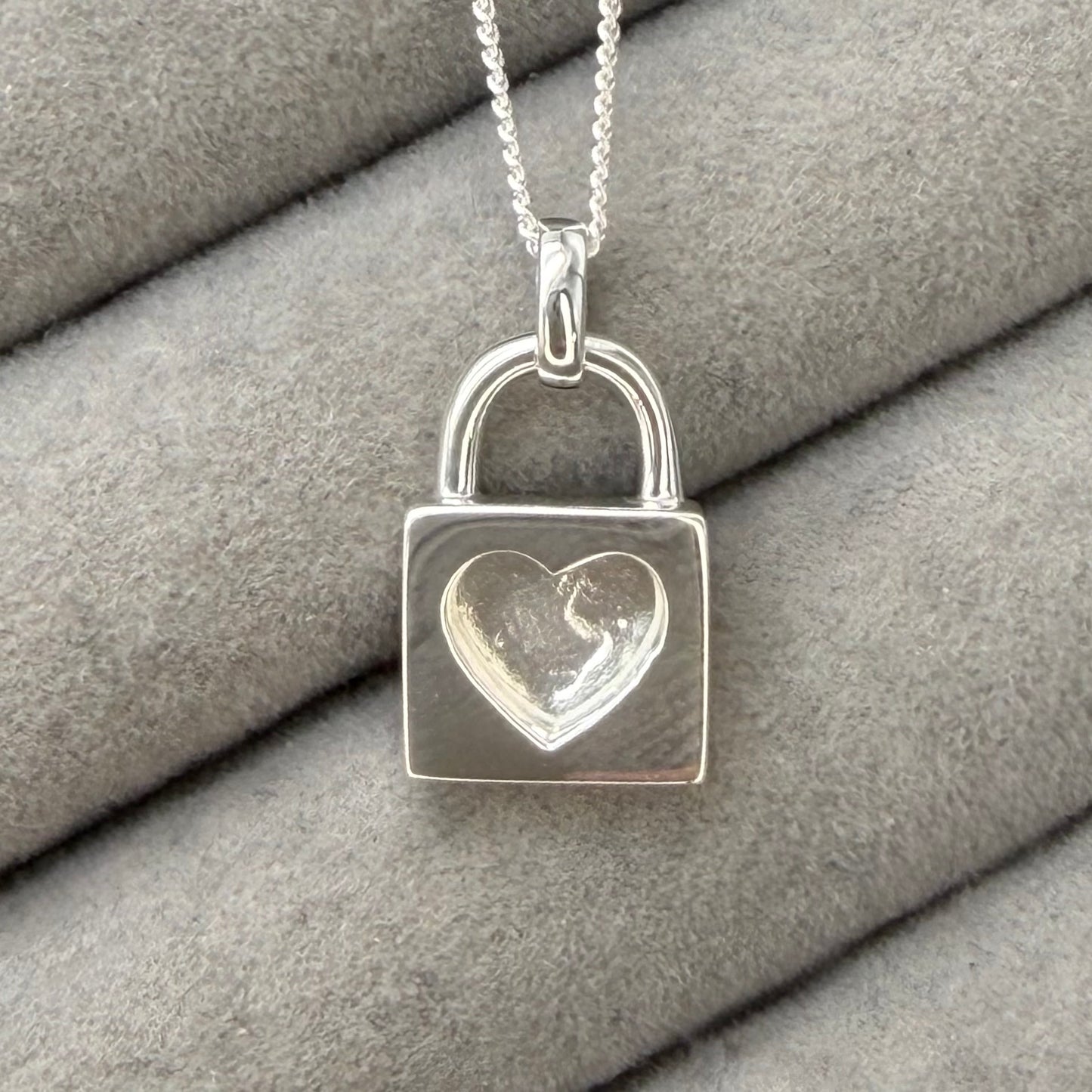 Heart Padlock Pendant