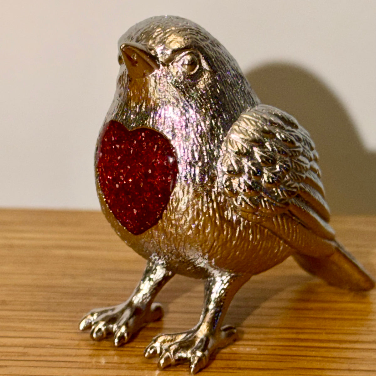 Stainless Steel Ornamental Robin