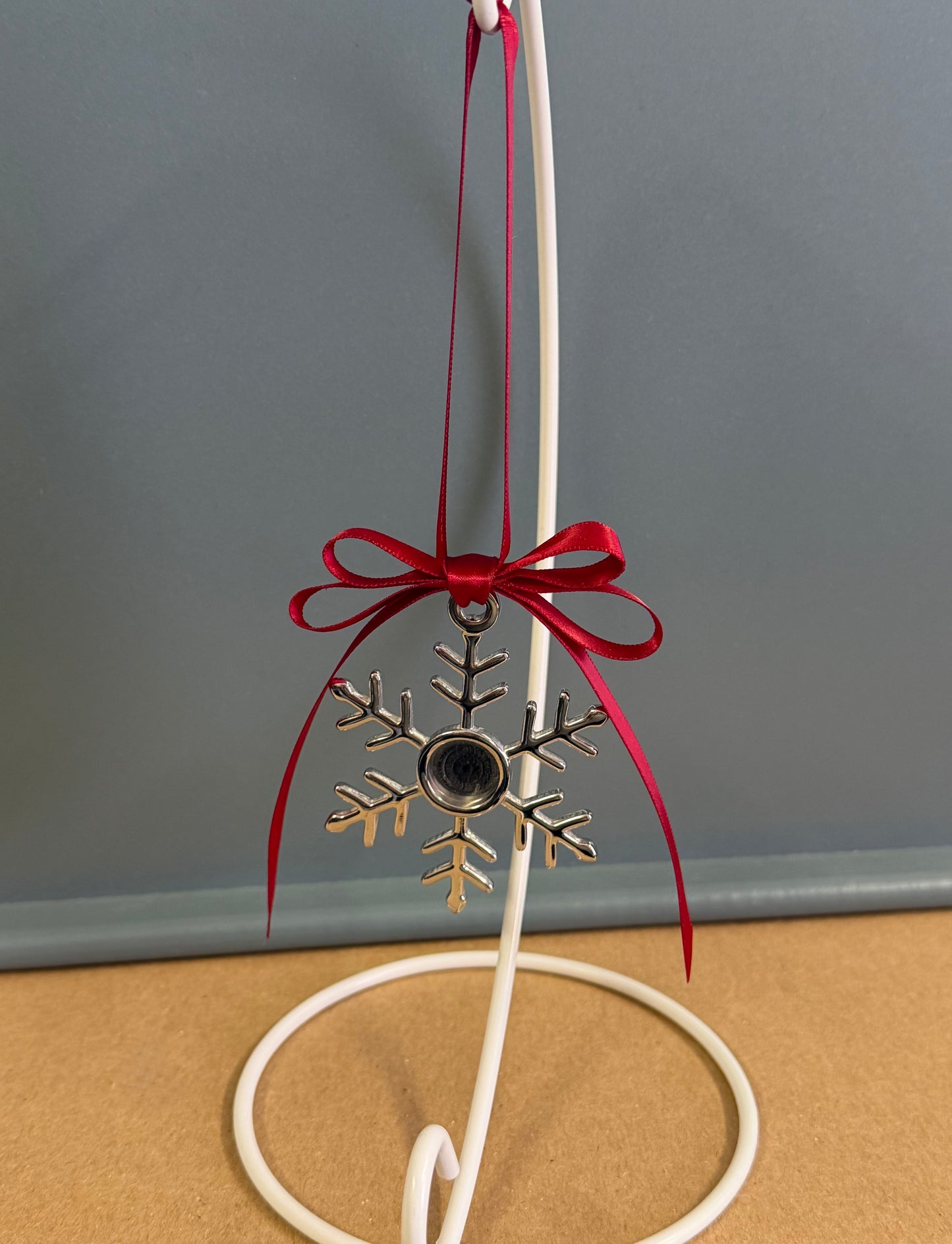 Hanging Stainless Steel Snowflake