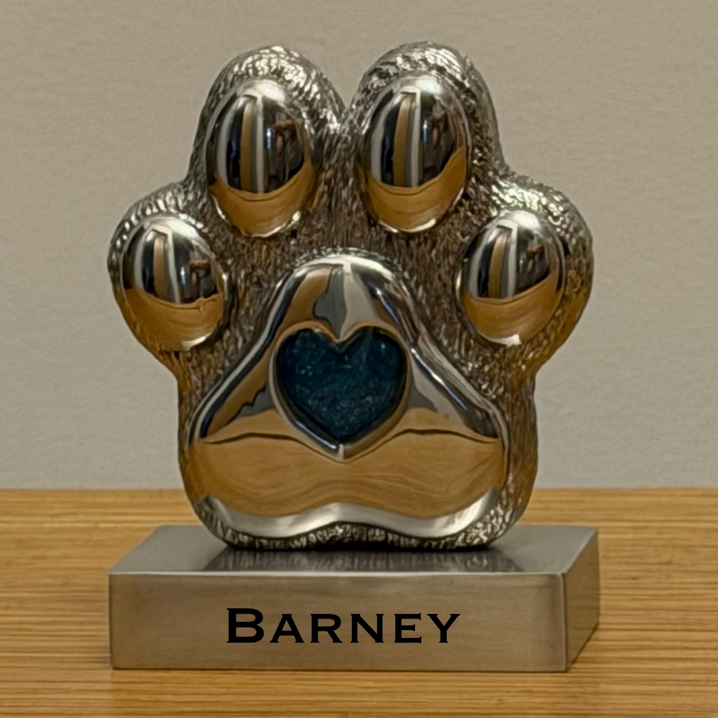 Stainless Steel Ornamental Paw Print