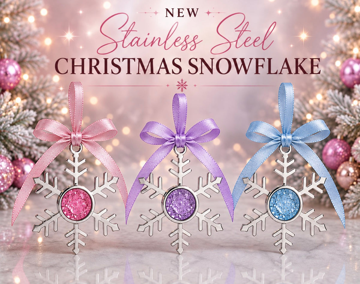 Hanging Stainless Steel Snowflake