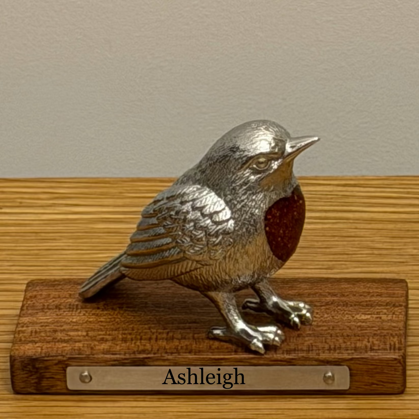Stainless Steel Ornamental Robin