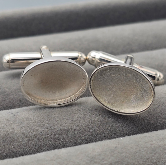 Stuart oval cufflinks