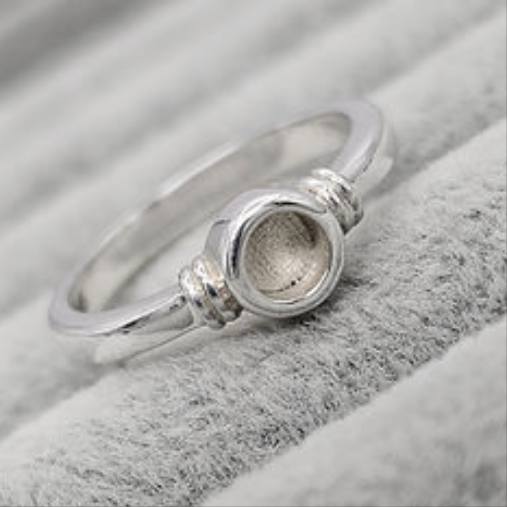 New tapered thick trim round ring