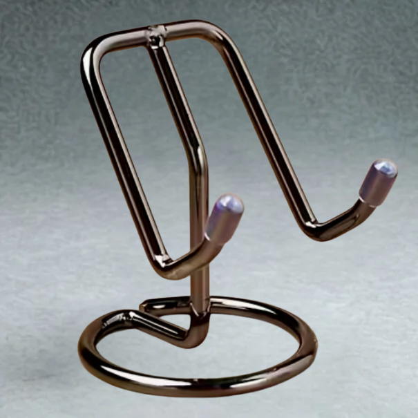 Ornamental Heart with Flower Detailing with Stand