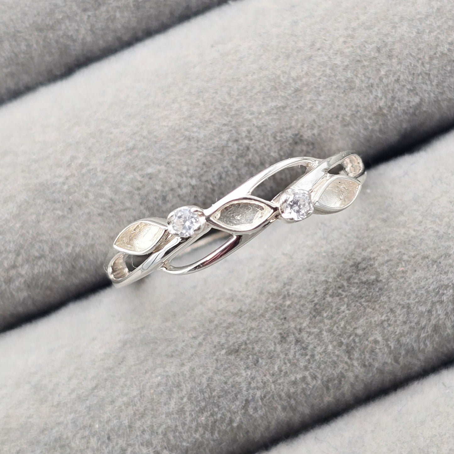 Heidi eternity cz ring