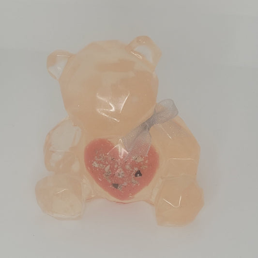 Bear large heart keepsake