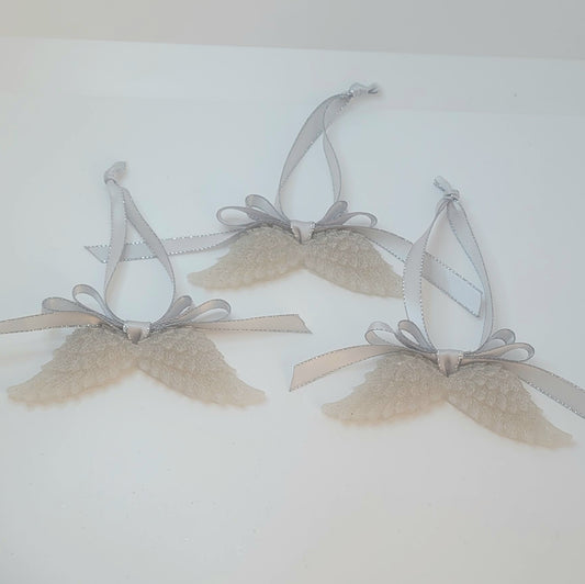 Hanging angel wings set of three