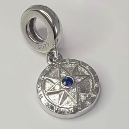 Blue star charm